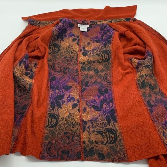 Soft Surroundings Burnt Orange Jacket LARGE - Picture 9 of 14